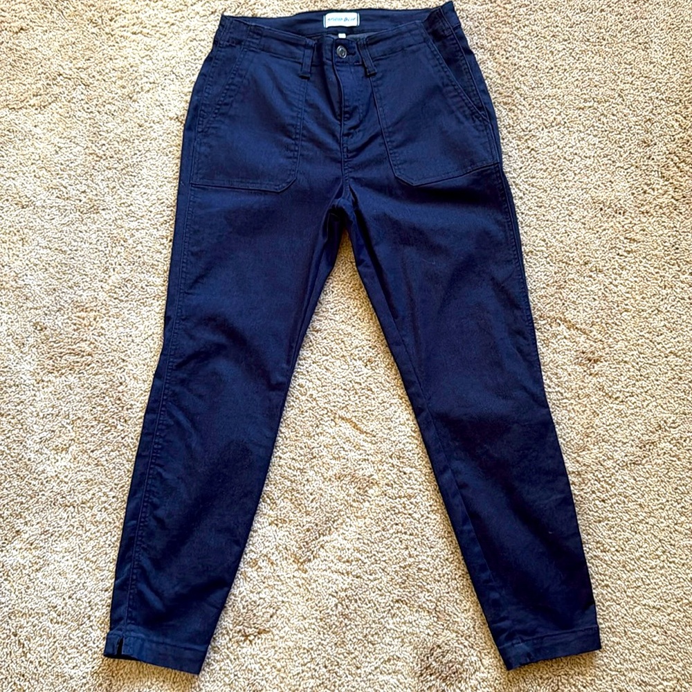 STUDIO BLUE Sophia Relaxed Utility Pocket Pant - Deep Blue